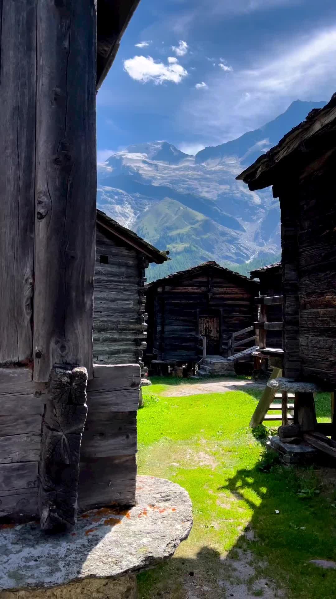 Explore Historical Saas-Fee Village in Valais, Switzerland