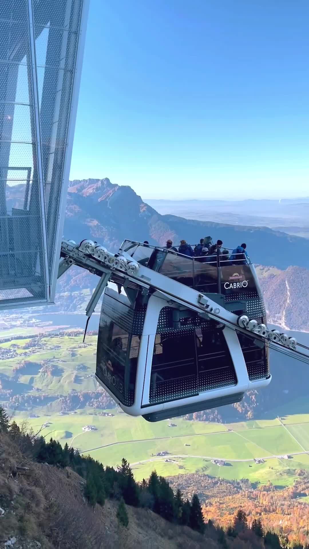 Convertible Cable Car Adventure in Switzerland