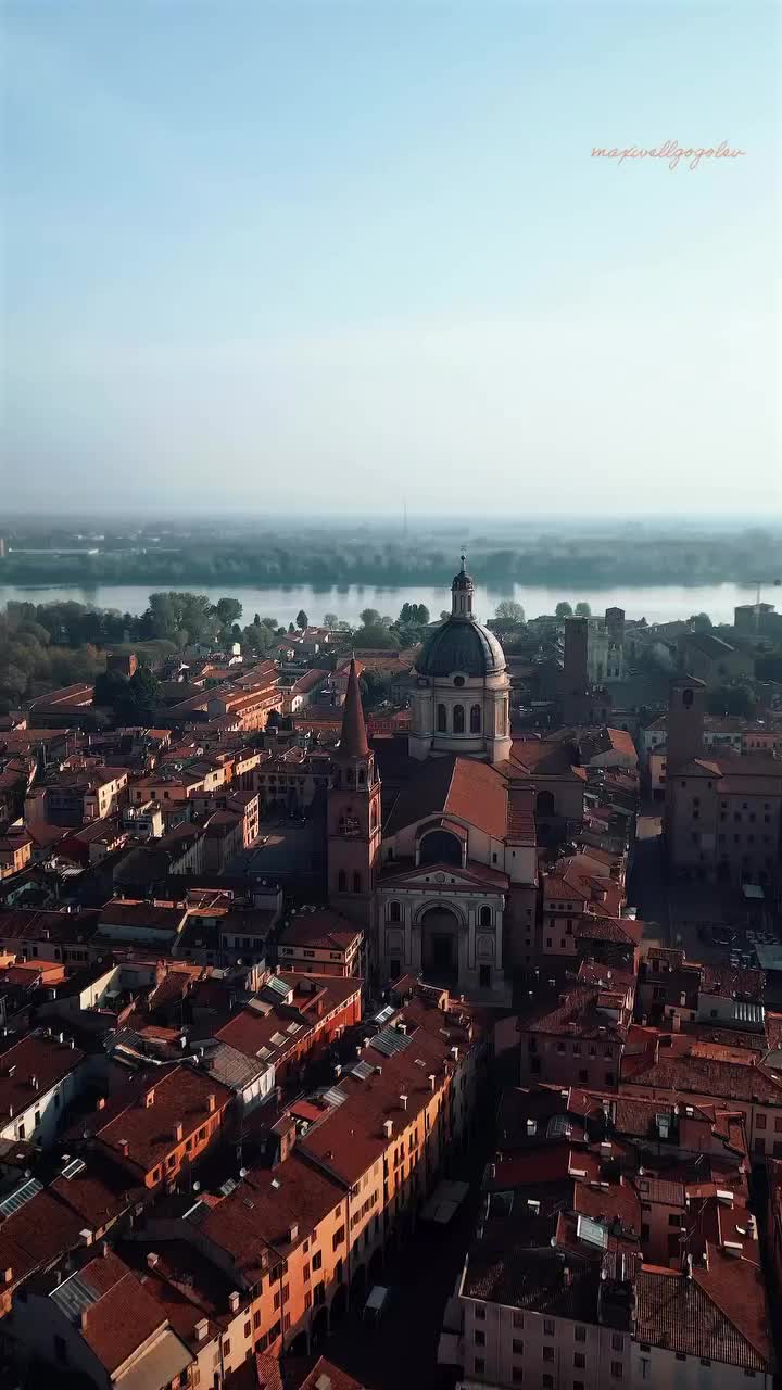 Aerial View of Stunning Mantua - Drone Footage