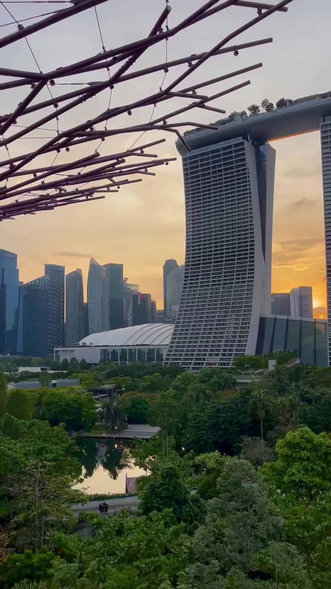 Gorgeous Sunsets at Gardens by the Bay, Singapore
