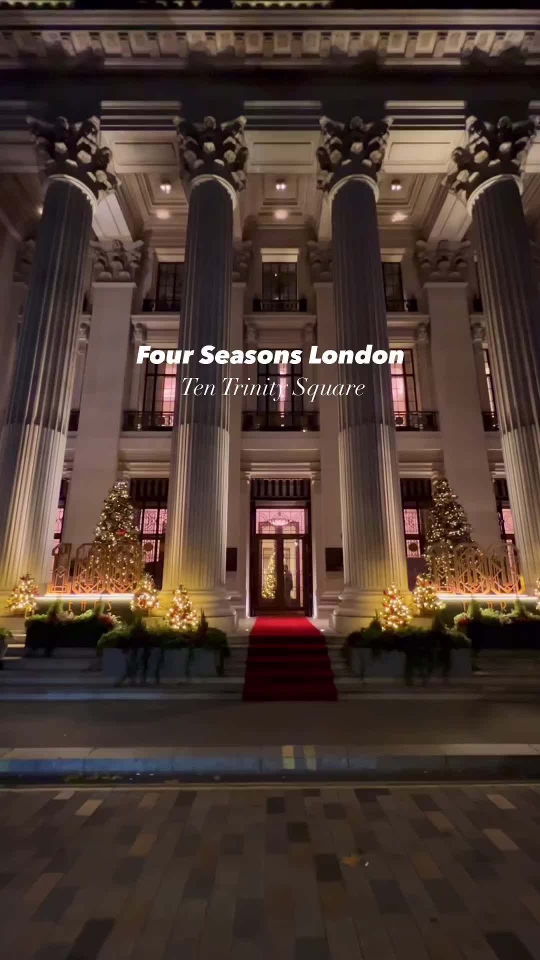 Cozy Holiday Stay at Four Seasons London Ten Trinity