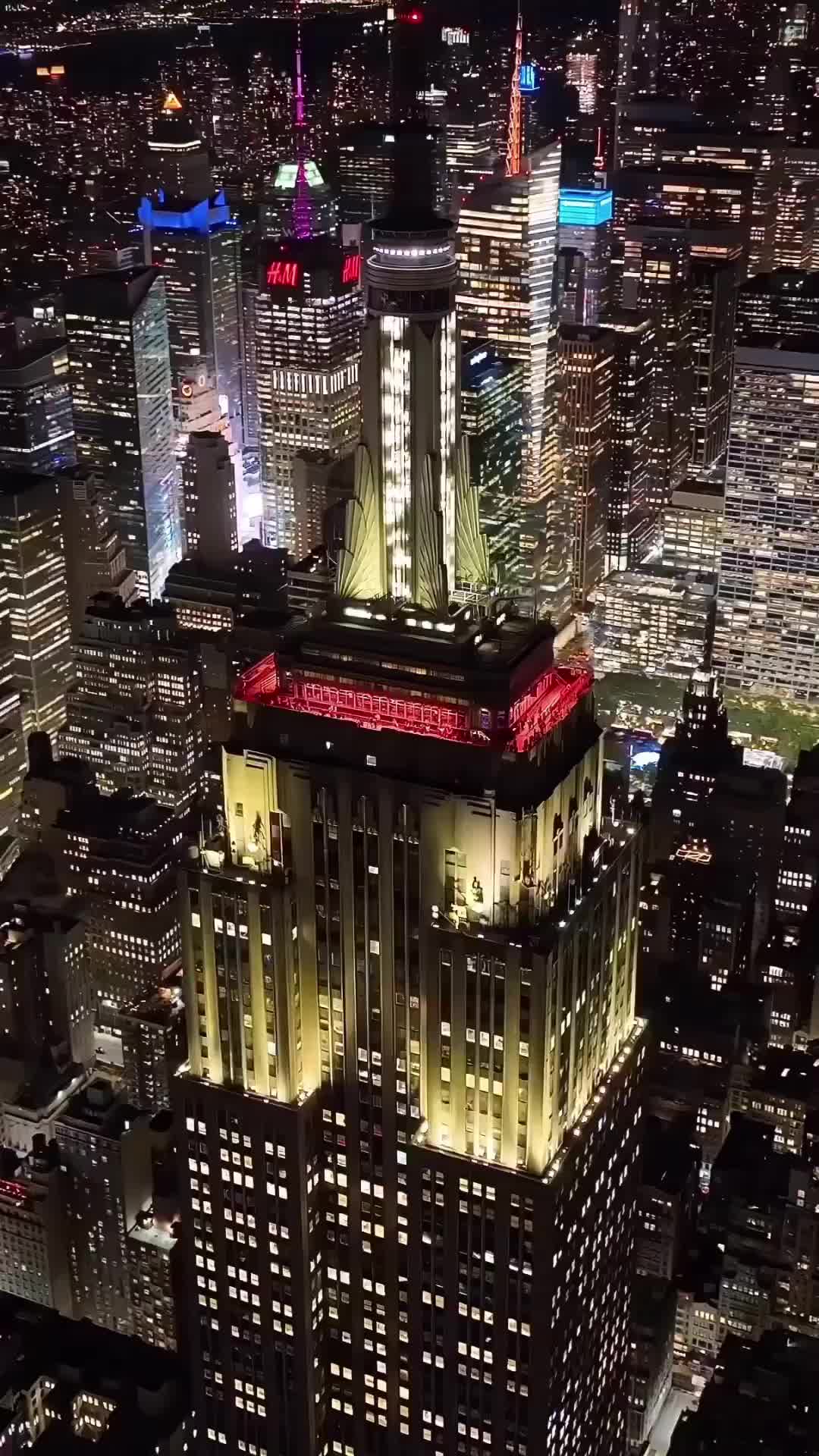 Empire State Building at Night | NYC Cityscape