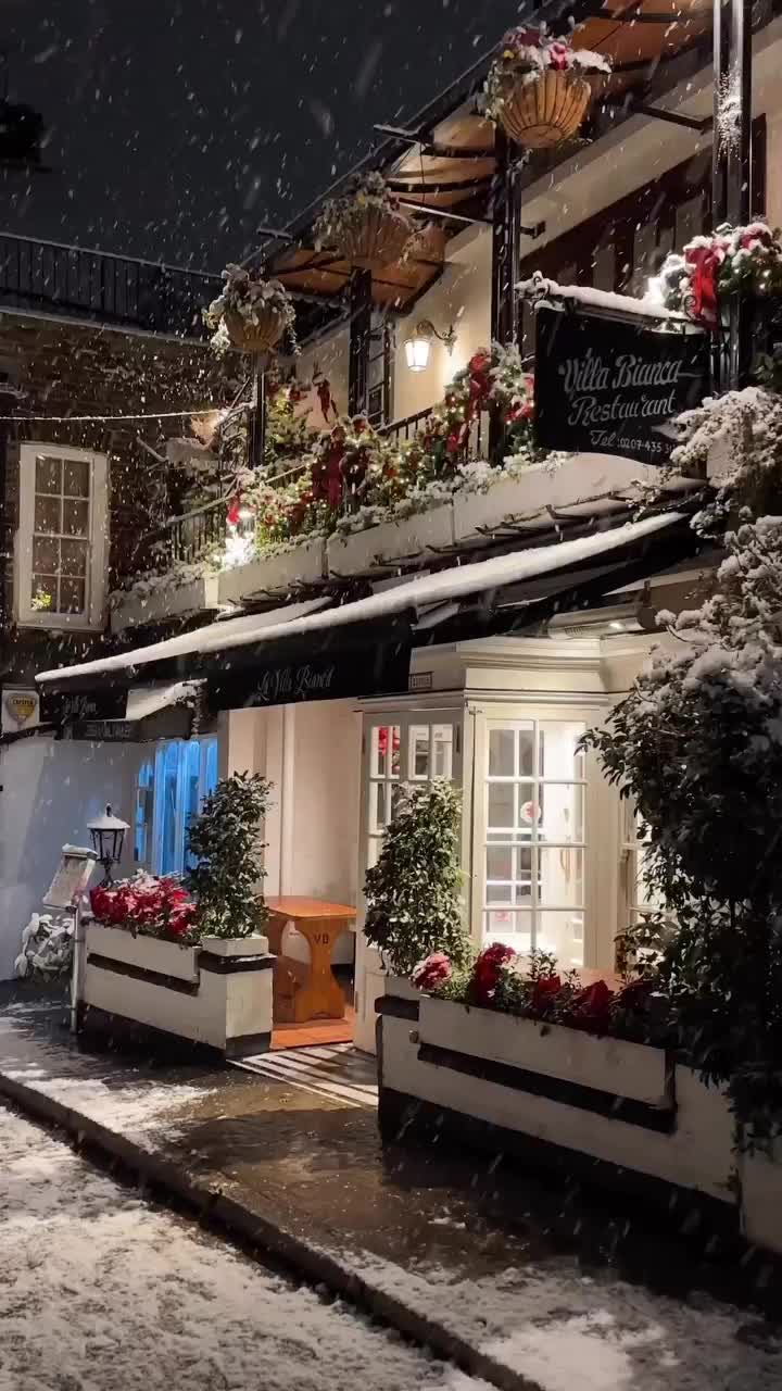 Snowfall in Hampstead, London: A Winter Wonderland