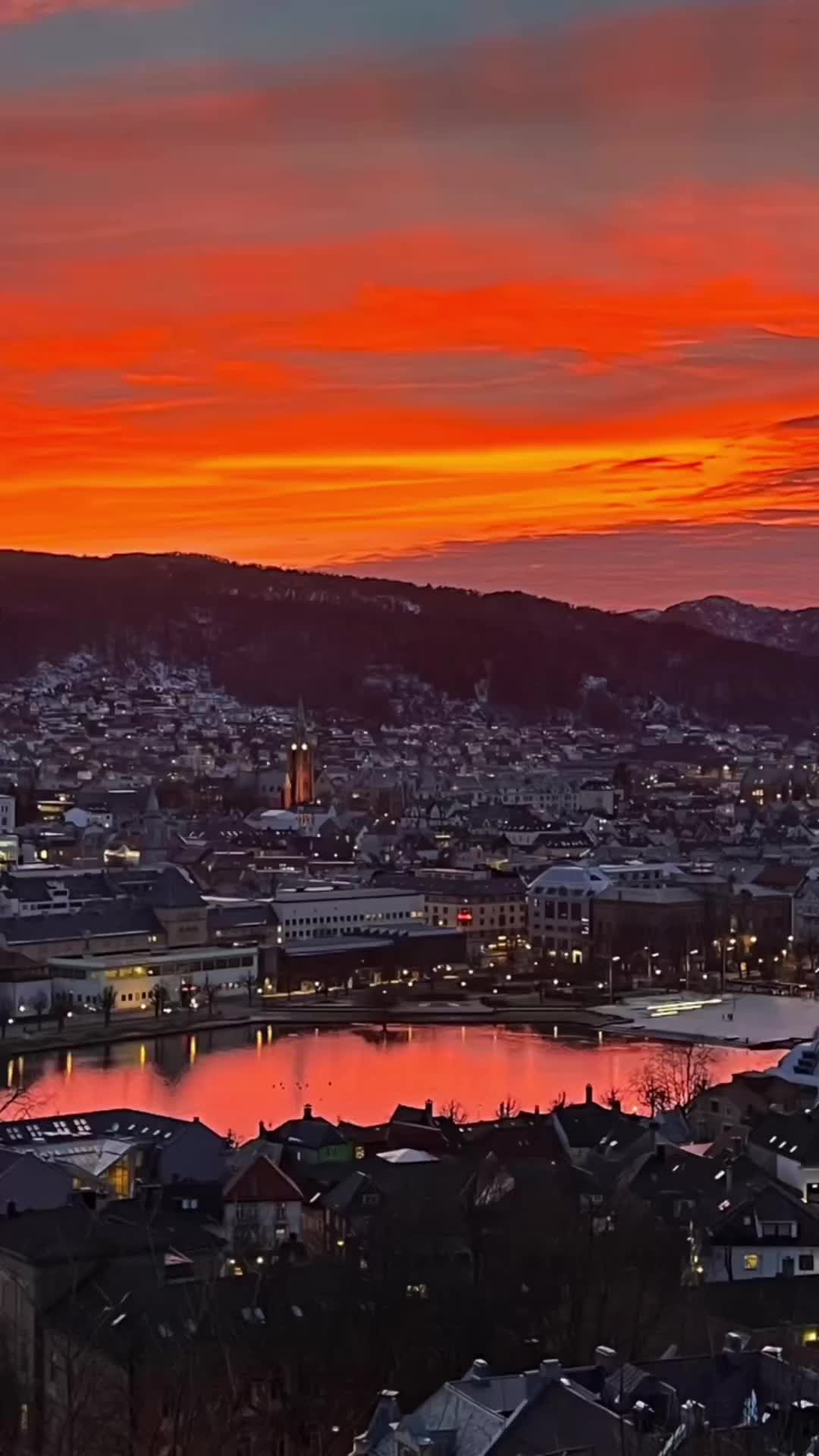 Bergen Evening Mood: Experience Norway's Scenic Beauty