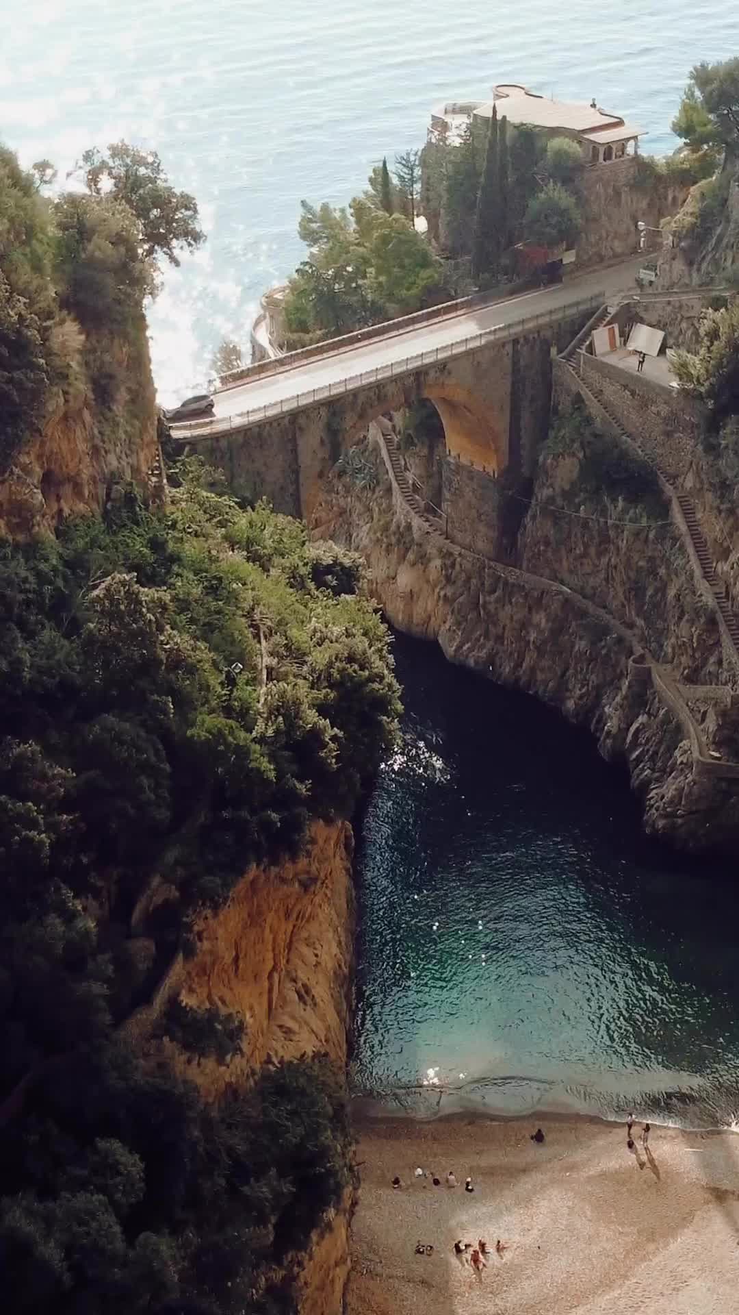 Flying Over Fiordo Di Furore, Amalfi Coast Beauty