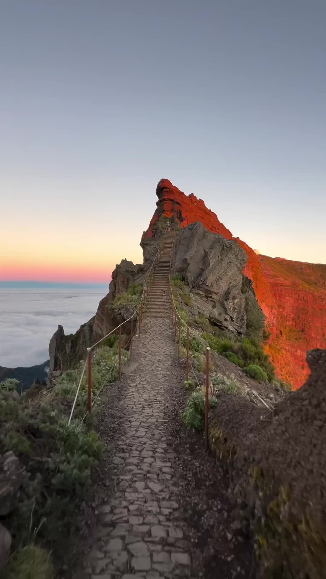 Sunset Walk at Pico do Arieiro, Madeira 🌄