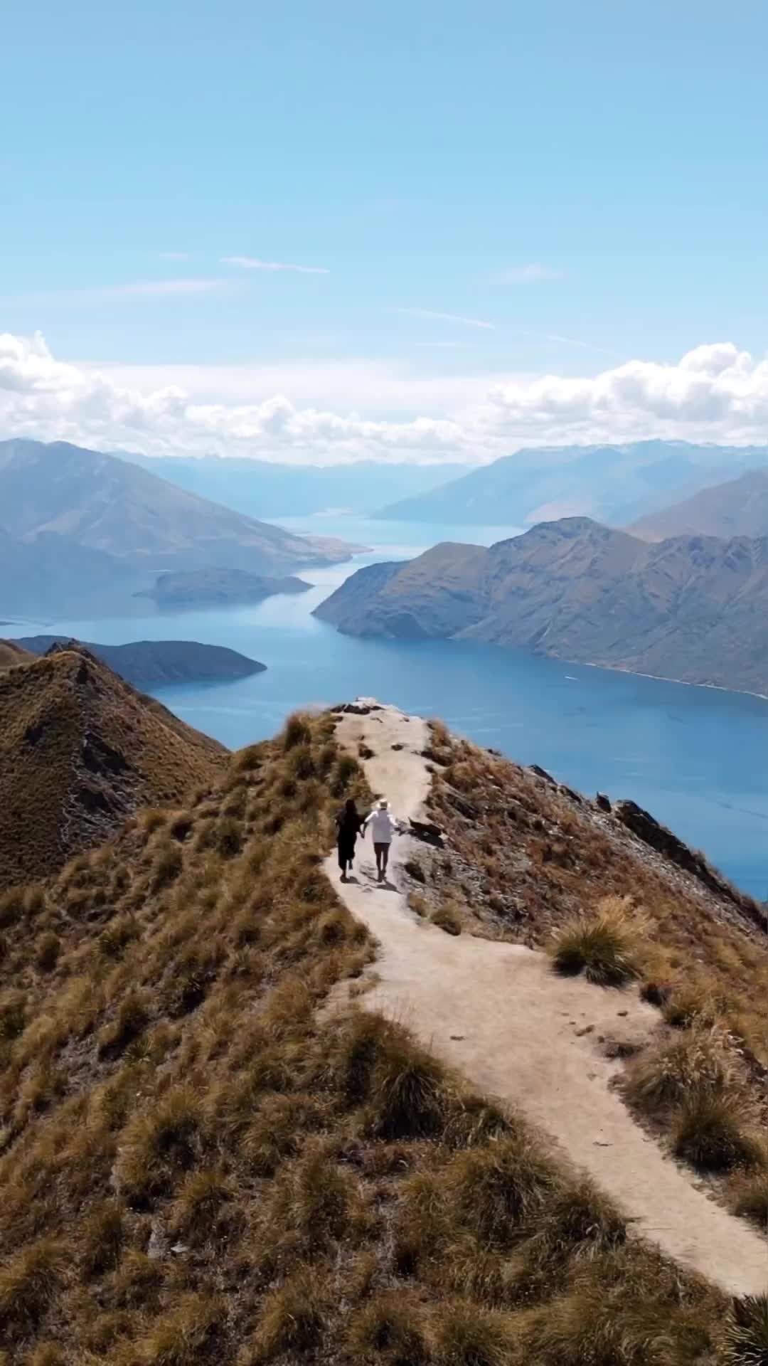 Reaching Roys Peak Summit After 3 Hours of Hiking