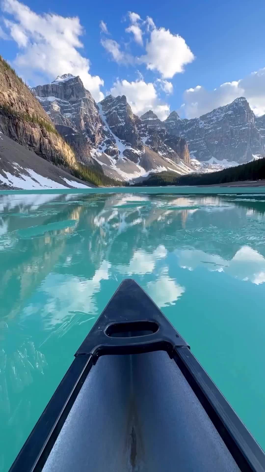 Canoeing Moraine Lake: A Dreamy Evening Adventure