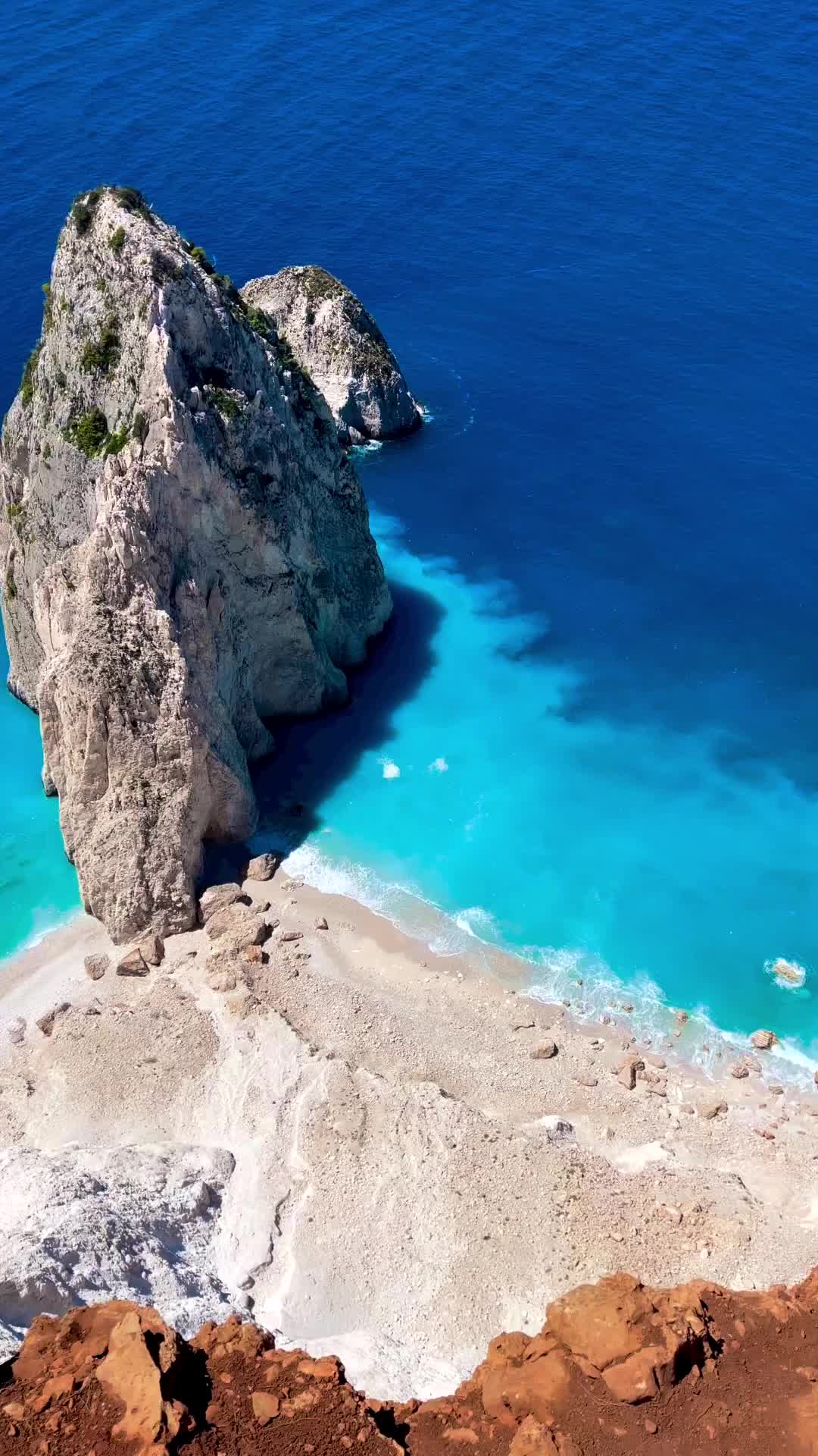 Thrilling Cliff Views in Zakynthos, Greece