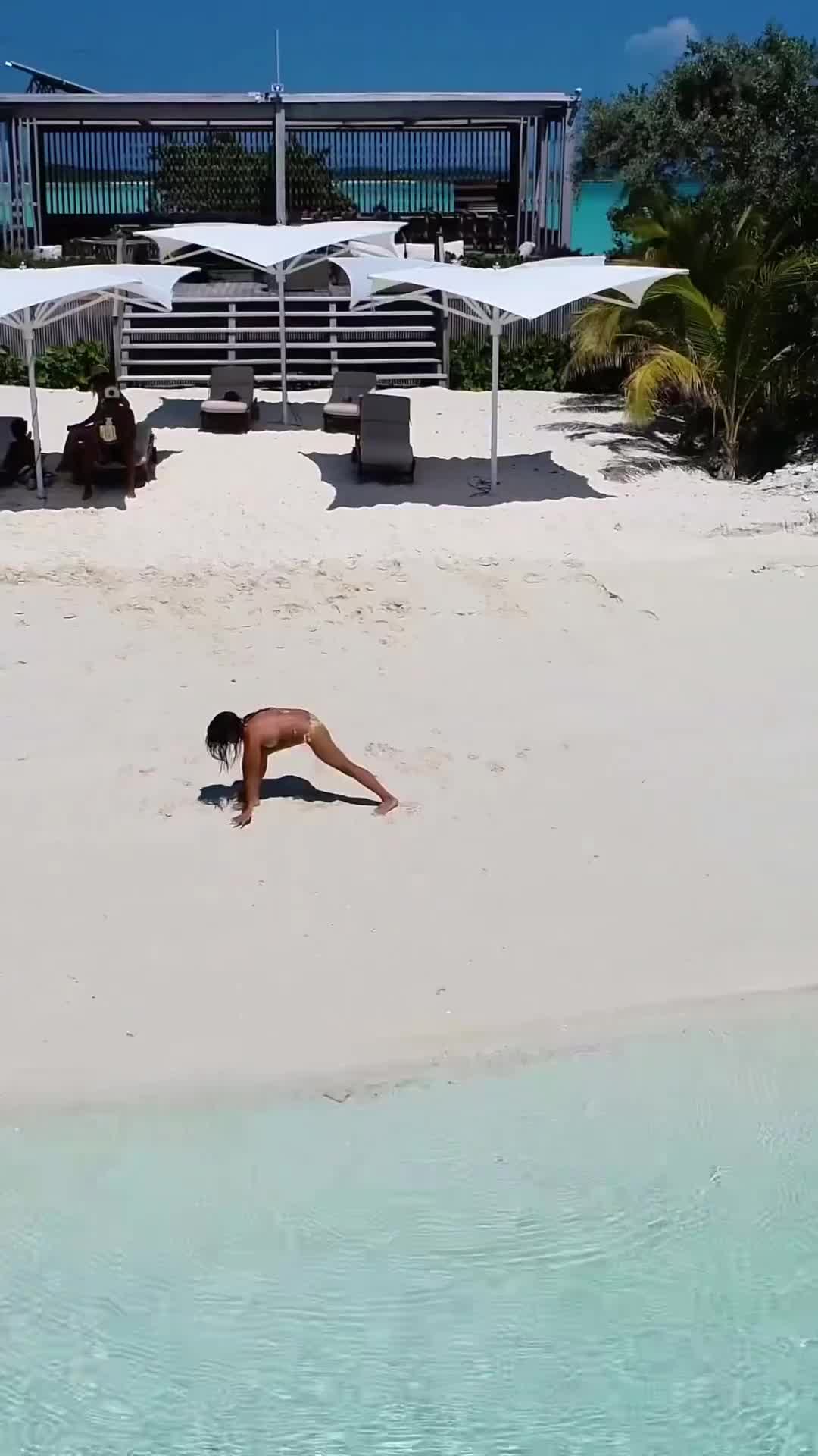 Yoga Flow at Twin Cay, Exumas, Bahamas