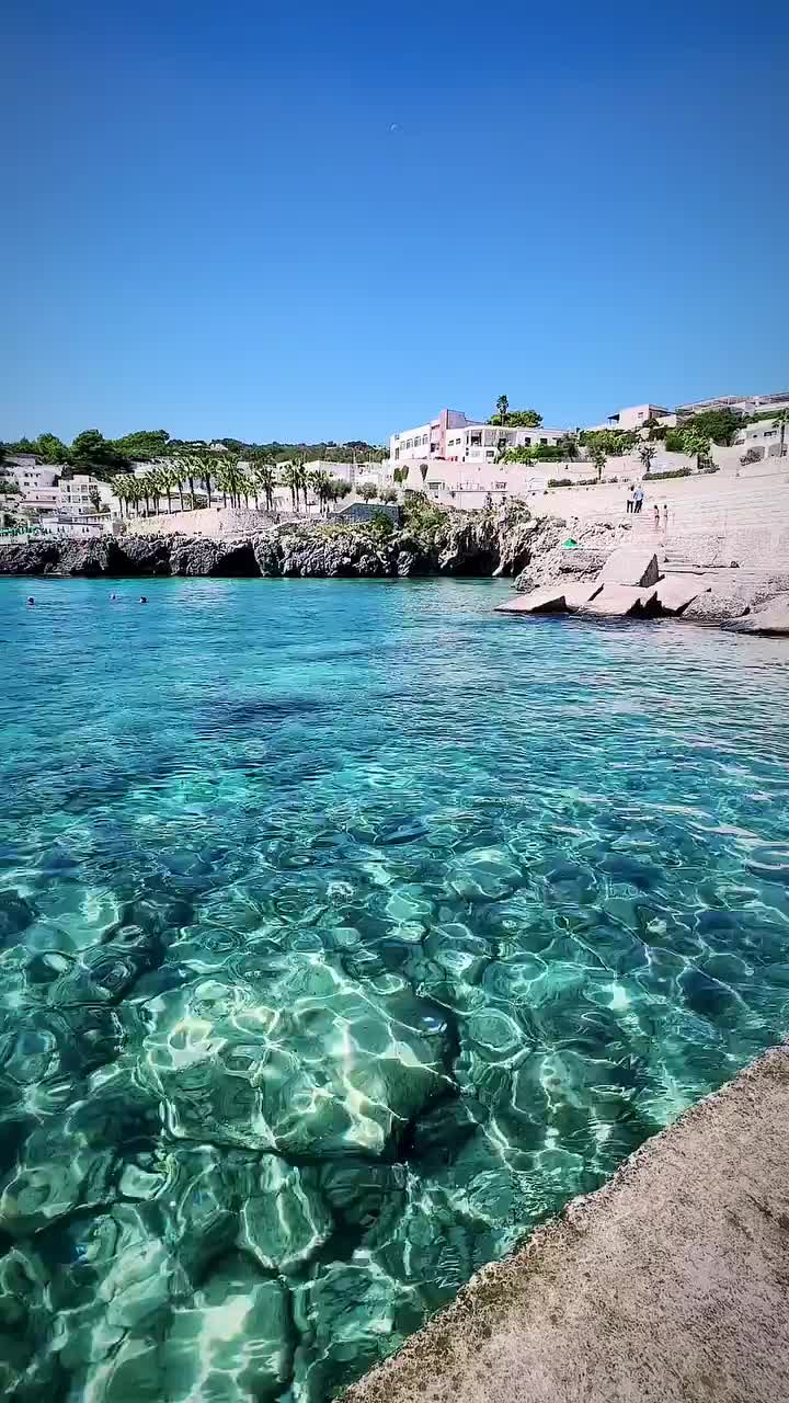 Stunning Castro Marina Beach in Puglia, Italy