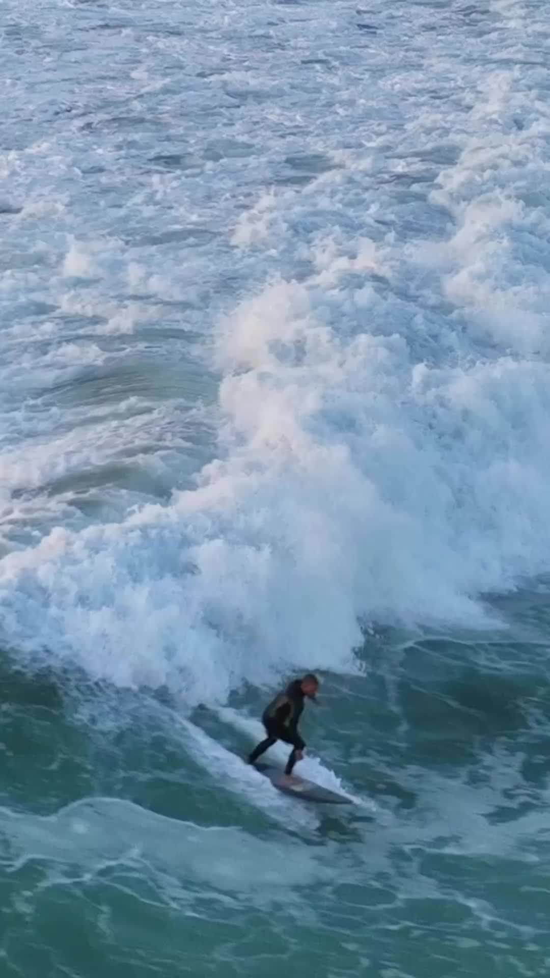 Casual Surfing at Backdoor Reef, Ericeira, Portugal