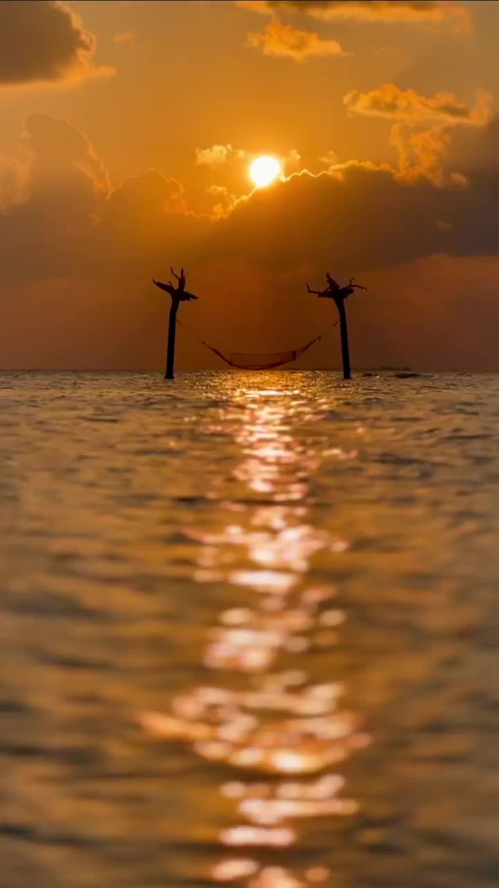 Stunning Maldives Sunset at Anantara Dhigu Resort