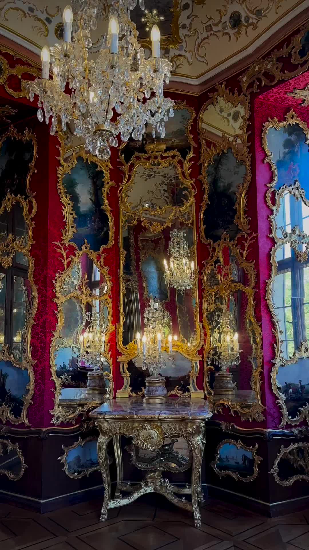 Discover Fulda Palace's Secret Mirror Cabinet ✨