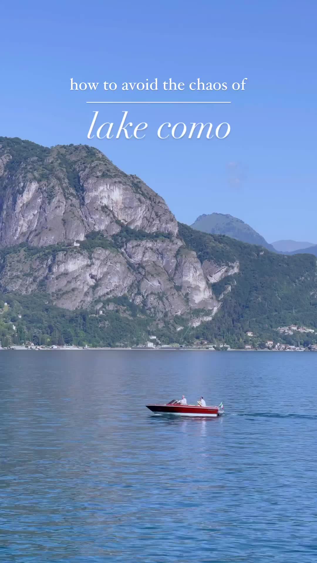 Early Morning Tips for Beating Crowds in Lake Como