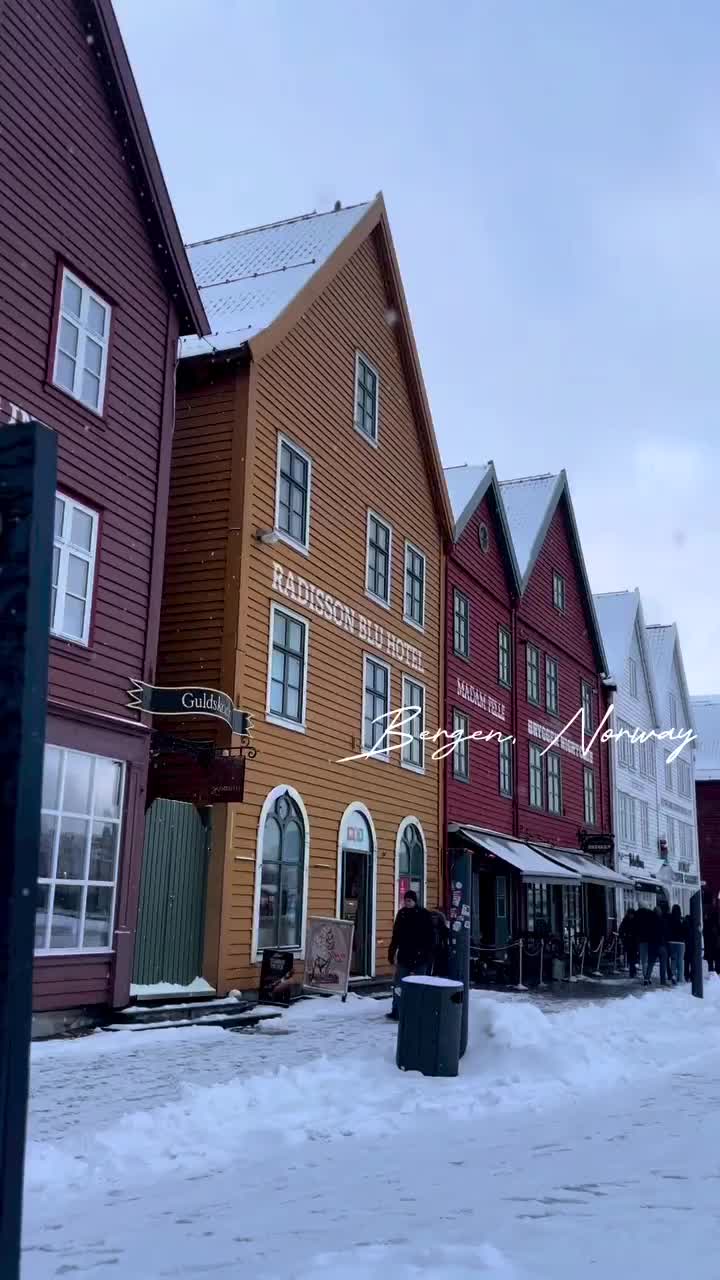 Winter Wonderland in Bergen, Norway