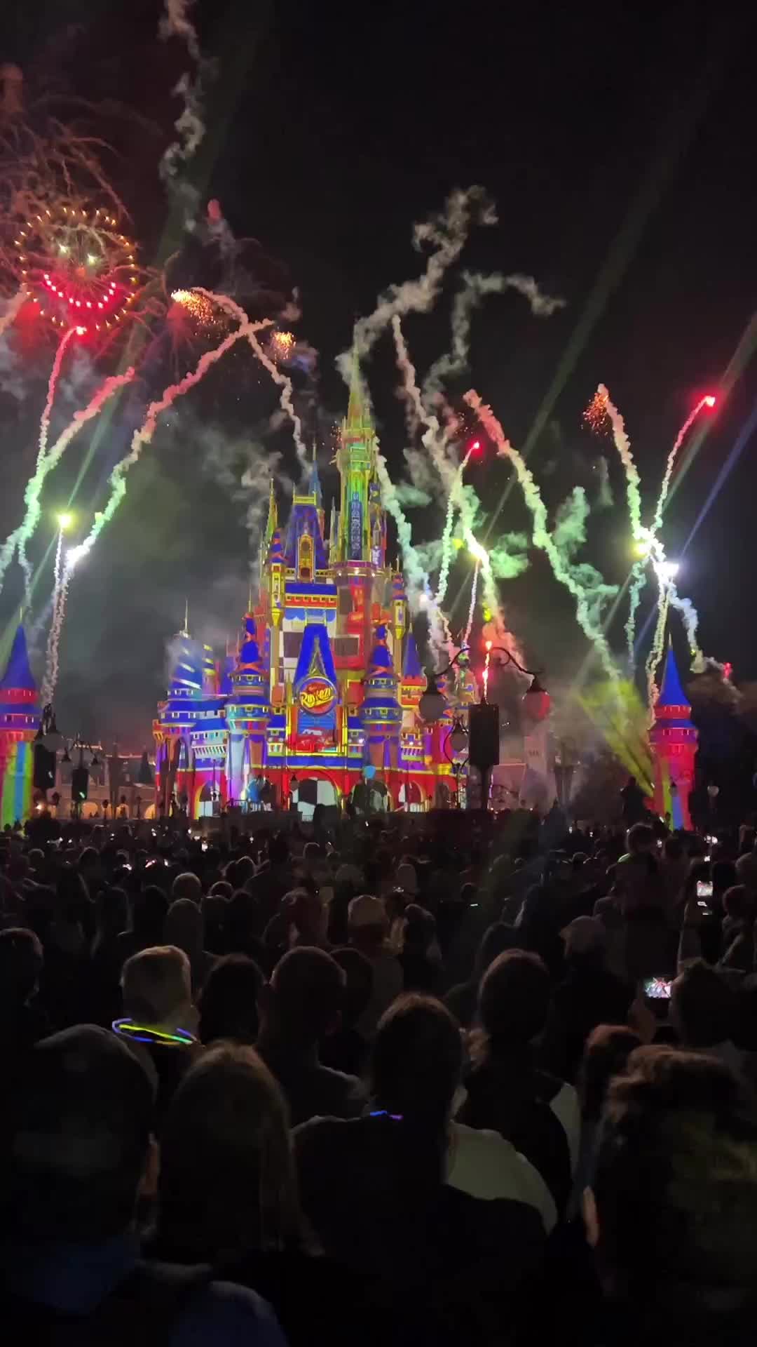 Spectacular Firework Show at Disney World Magic Kingdom