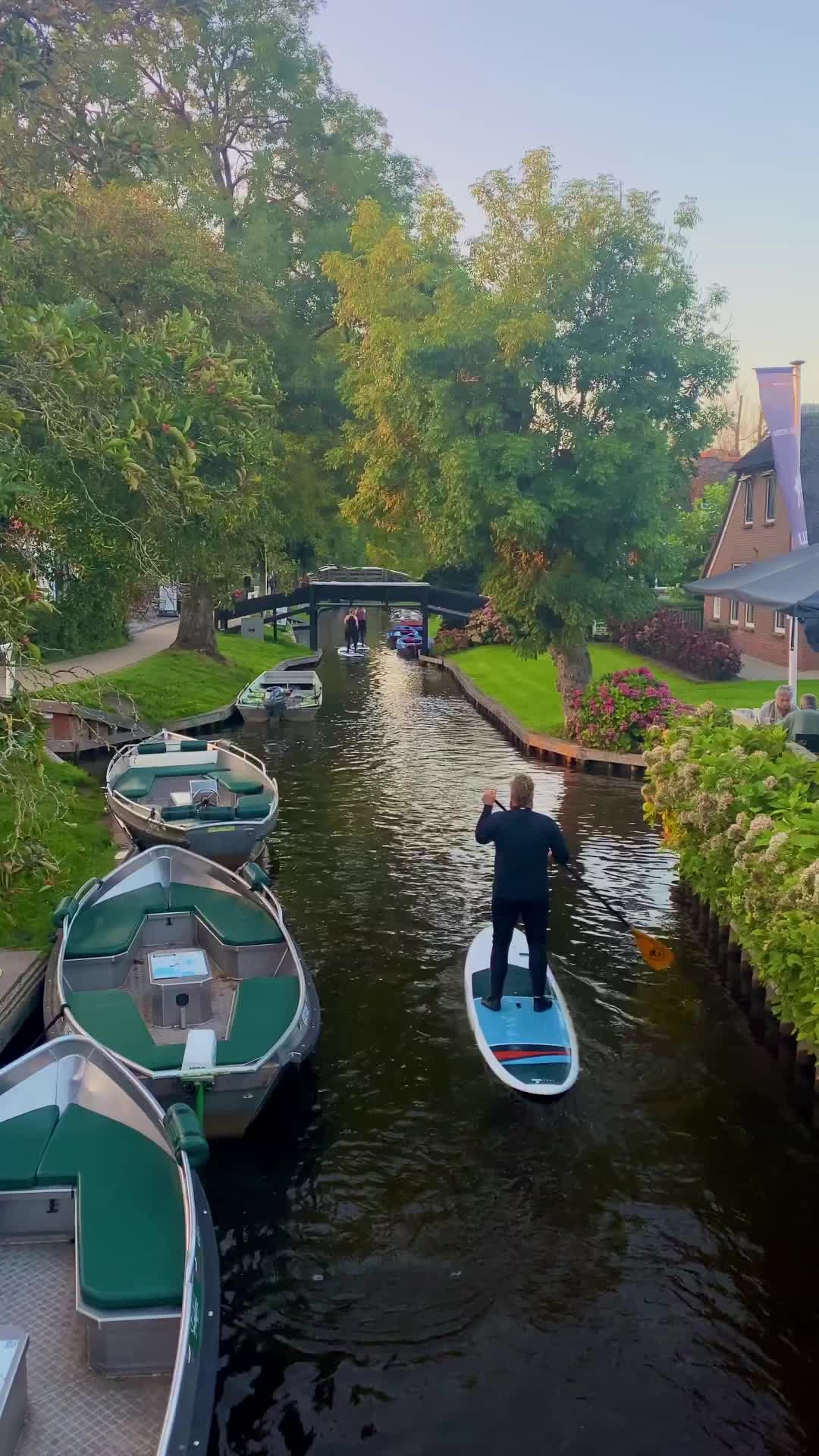 Supping the Canals of Giethoorn, Netherlands