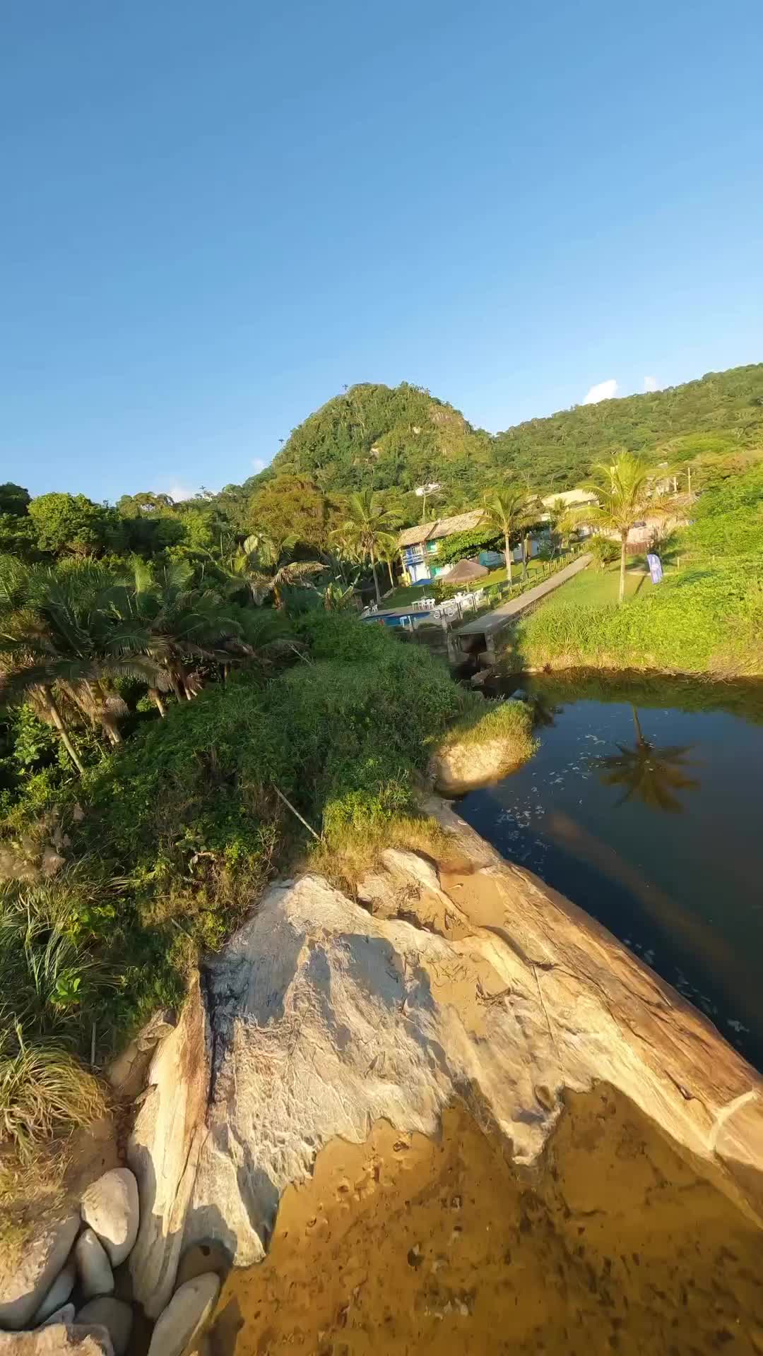 Stunning FPV Drone Flight Over Balneário Camboriú Beach