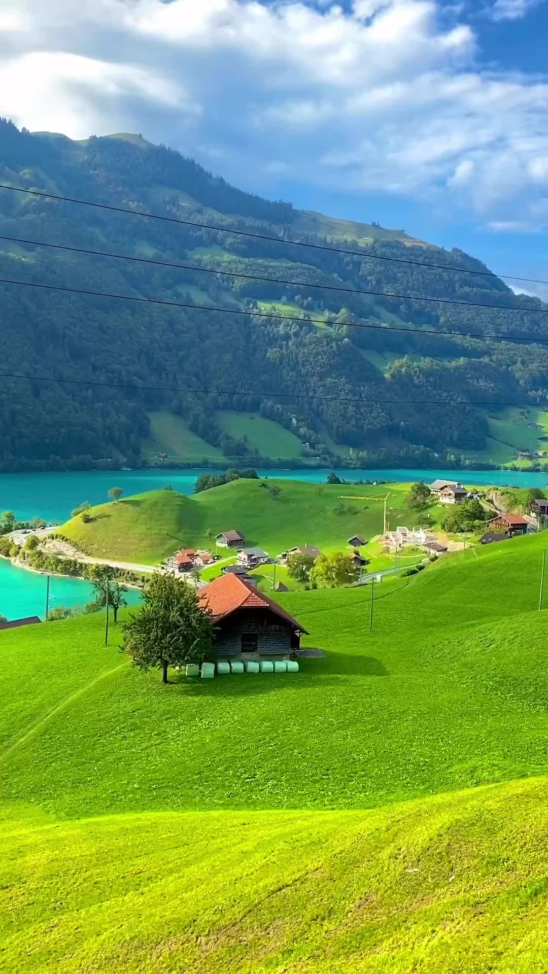 Fifty Shades of Greens in Lungern, Switzerland
