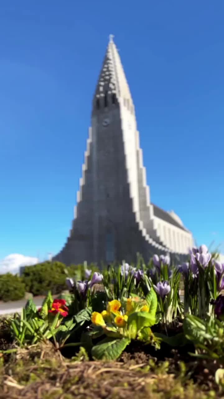 Enjoy Spring in Reykjavik at Hallgrímskirkja Cathedral