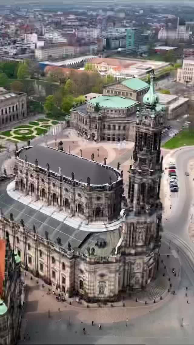 Discover Historical Dresden: Aerial Views & Landmarks