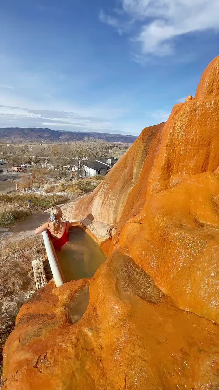 Soak with Me at Mystic Hot Springs in Utah ✨♨️