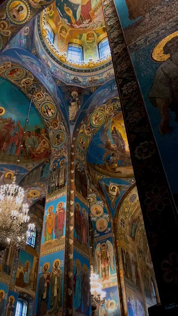 Stunning Mosaics of Church of the Savior on Blood