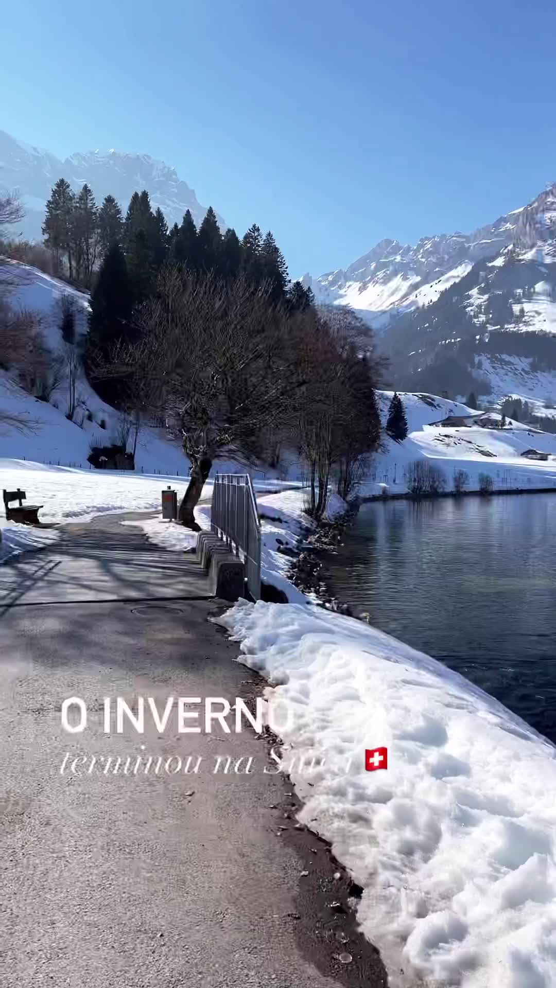 Snowy Beauty in Engelberg, Switzerland