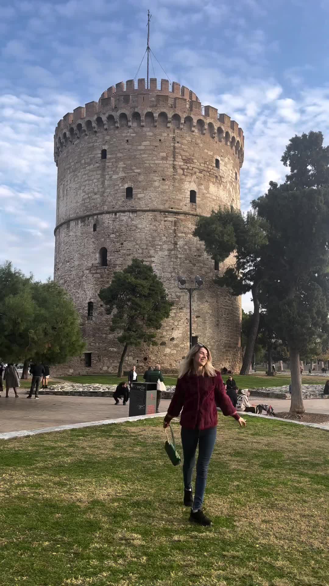 Happy New Year from Thessaloniki’s White Tower! 🎊🥂✨