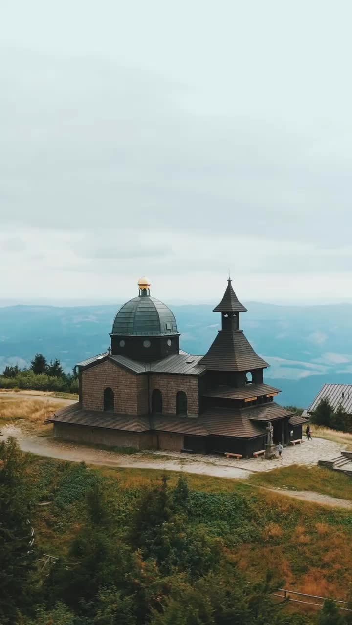 Stunning Aerial Views Above Beskydy Mountains, Czechia