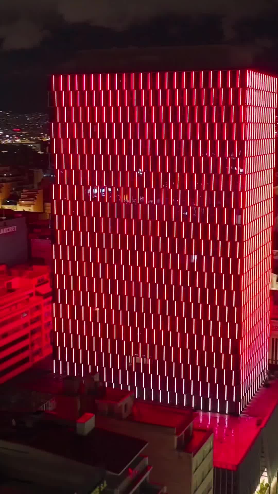 Piraeus Tower at Night: Stunning Skyline Views