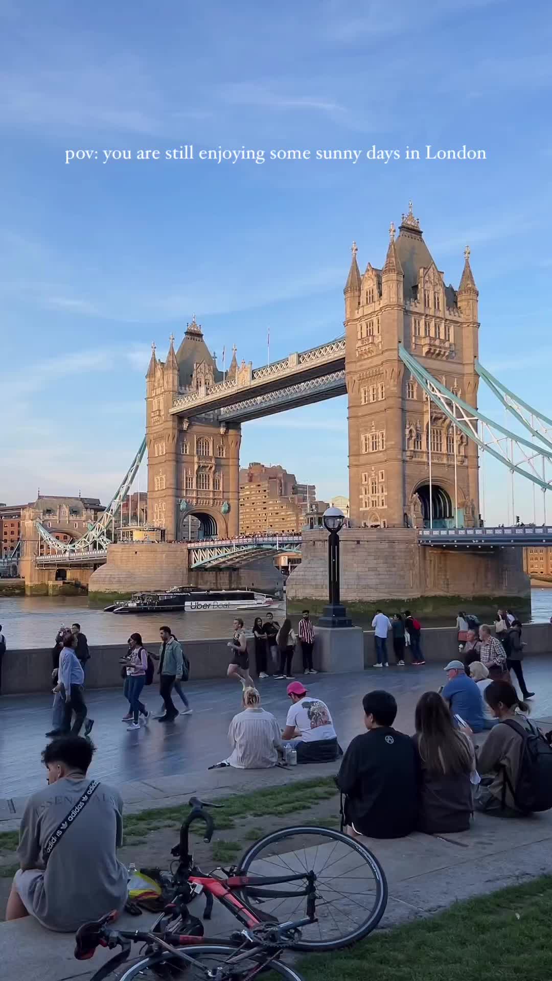 📍Potters Field Park, London, UK 

The perfect place to sit and relax with a stunning view of the iconic Tower Bridge (while the weather allows 🌦️).

You’ll also find excellent restaurants nearby and plenty of space for picnics. So it’s an ideal spot to unwind and enjoy the scenery in London. 🩵🇬🇧

Would you visit?

#towerbridge #london #uk