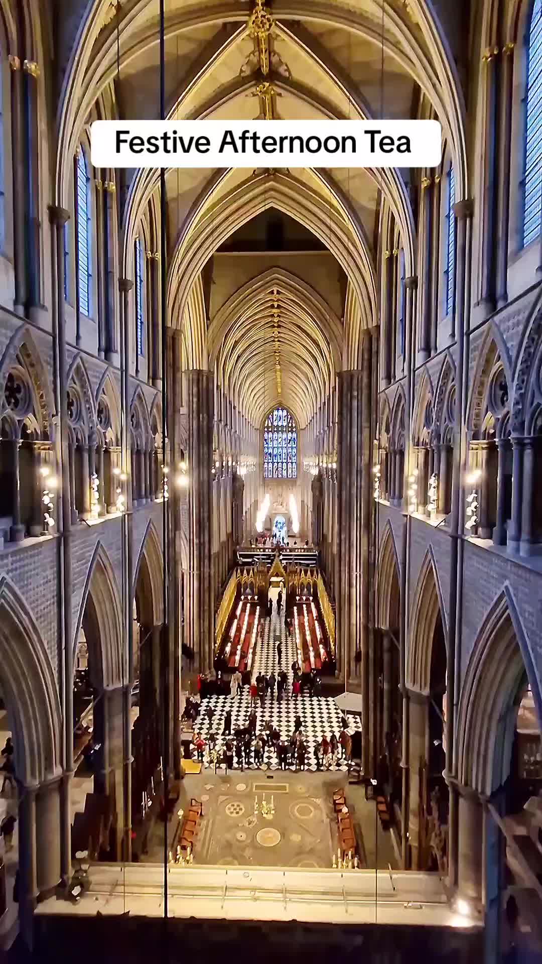 Magical Christmas Afternoon Tea at Westminster Abbey