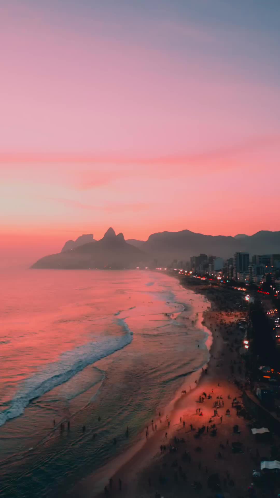 Tranquil Sunset in Rio de Janeiro, Brazil