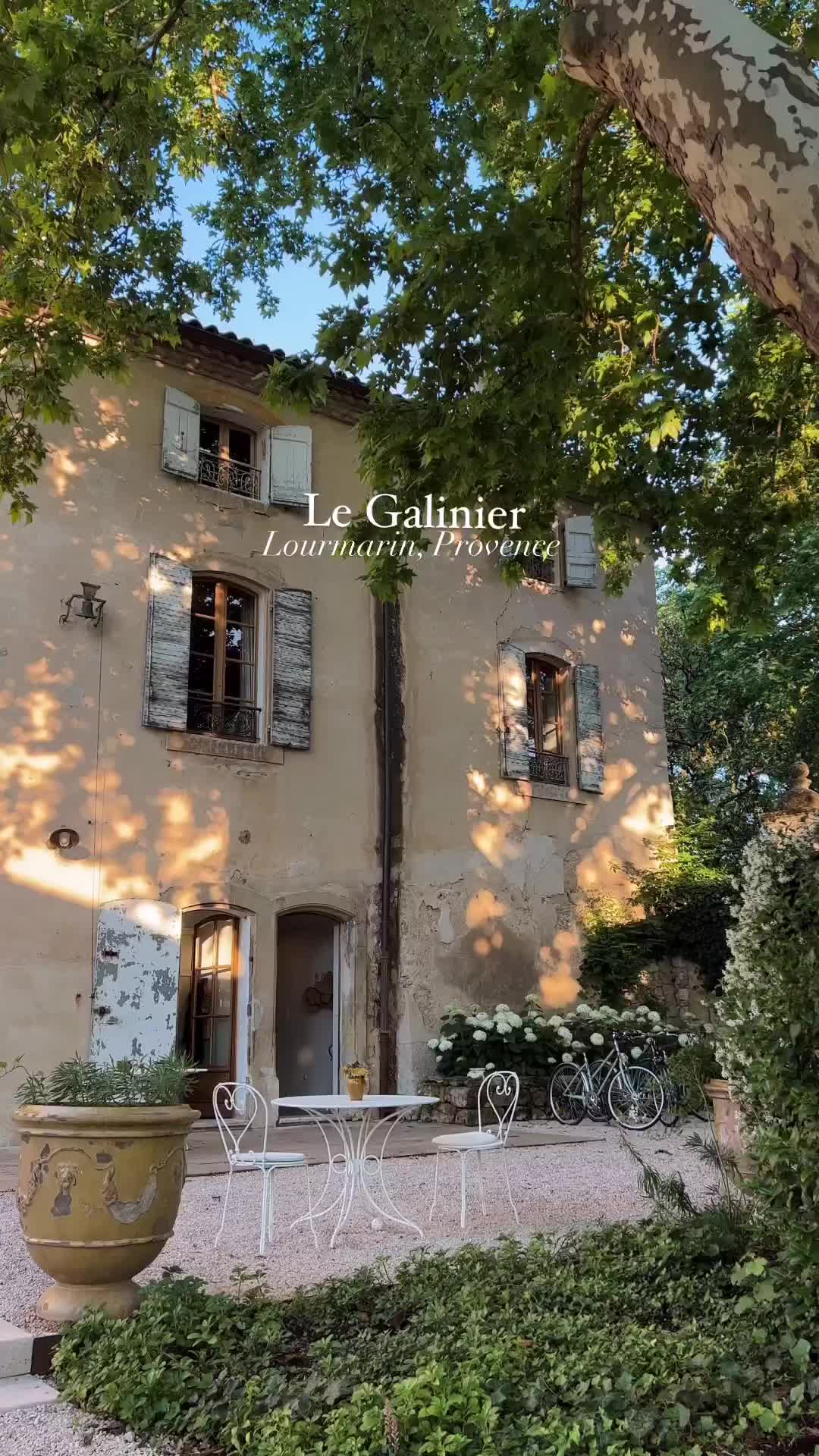 Charming Le Galinier Hotel in Beautiful Lourmarin, France