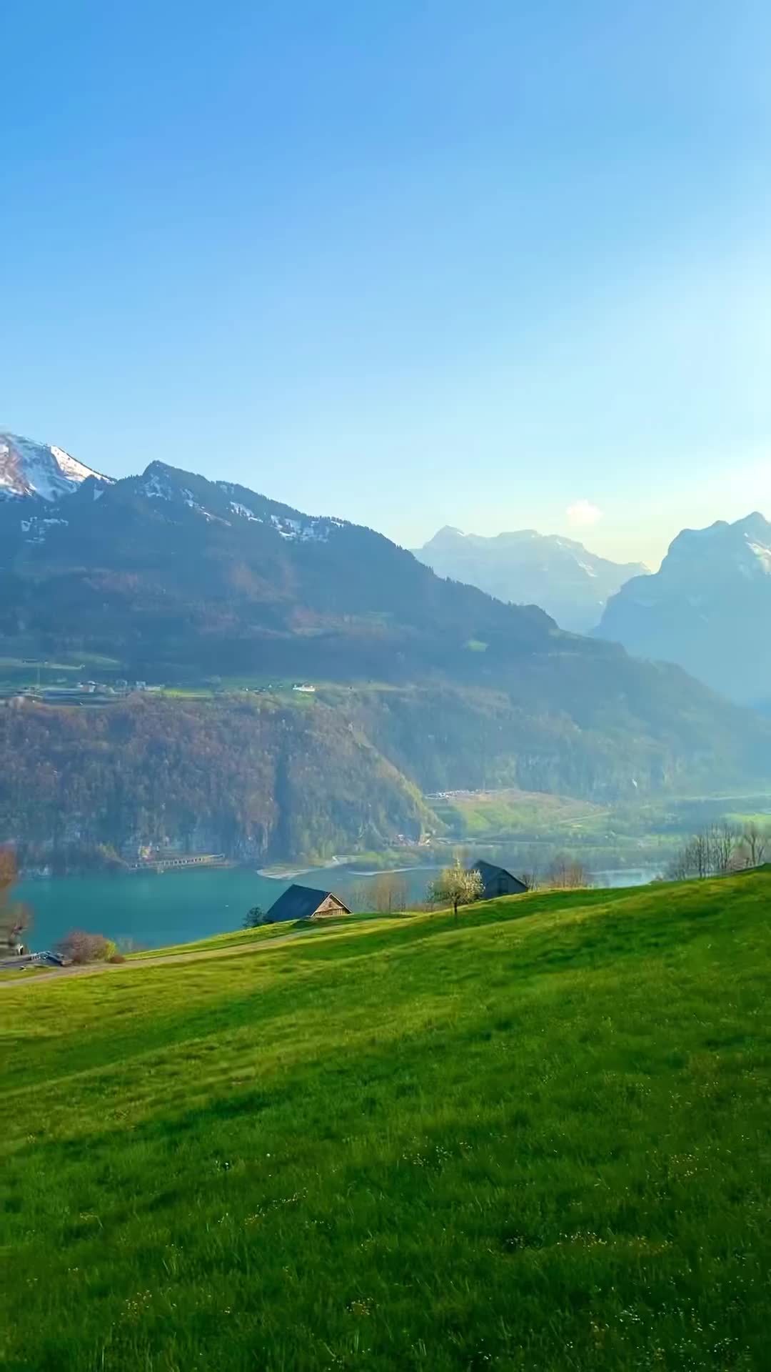 Wake Up to Stunning Views at Lake Walensee