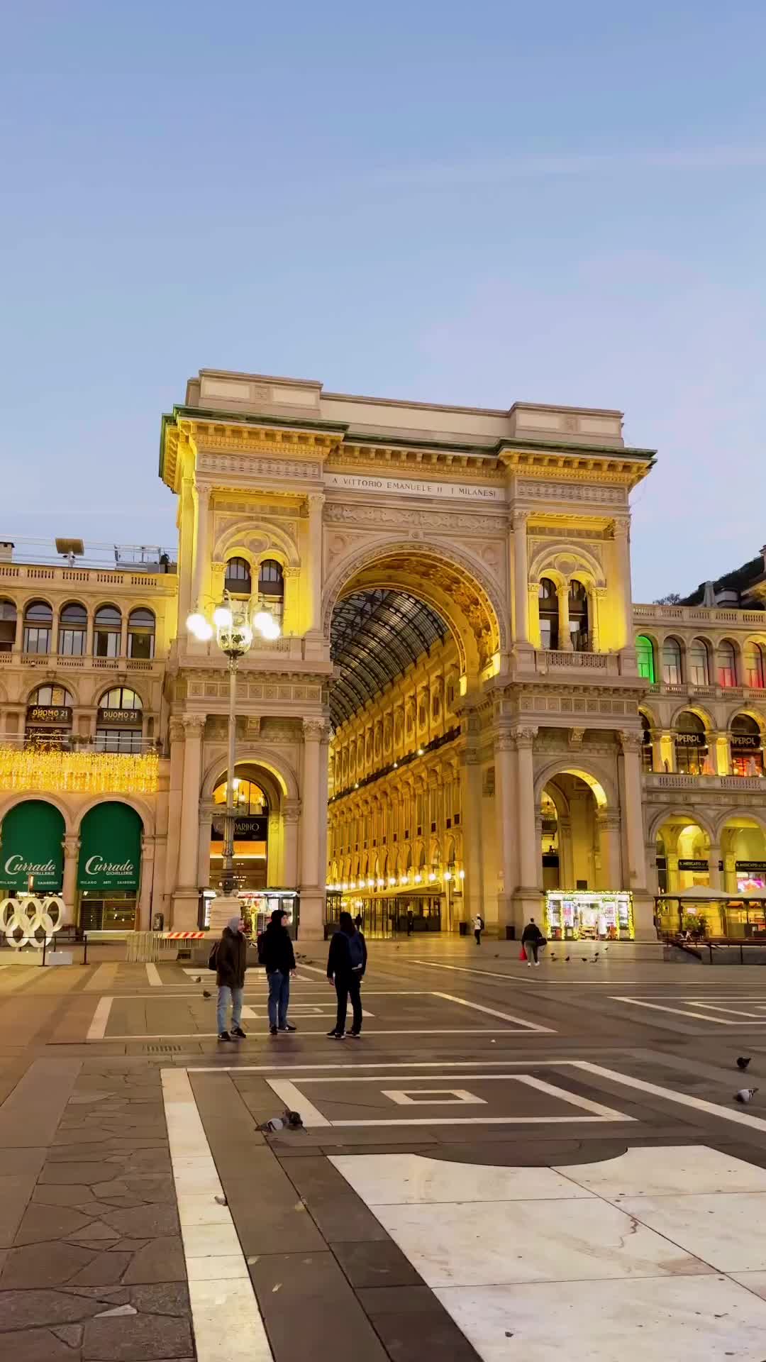 Sunrise at Piazza Duomo, Milan's Iconic Landmark