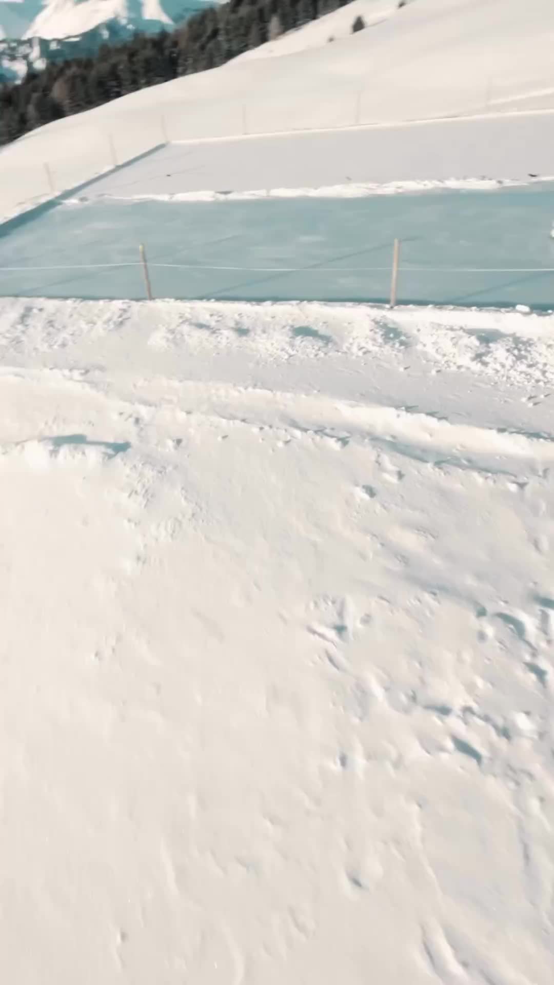 Skating at Alp Raguta: A Swiss Winter Wonderland