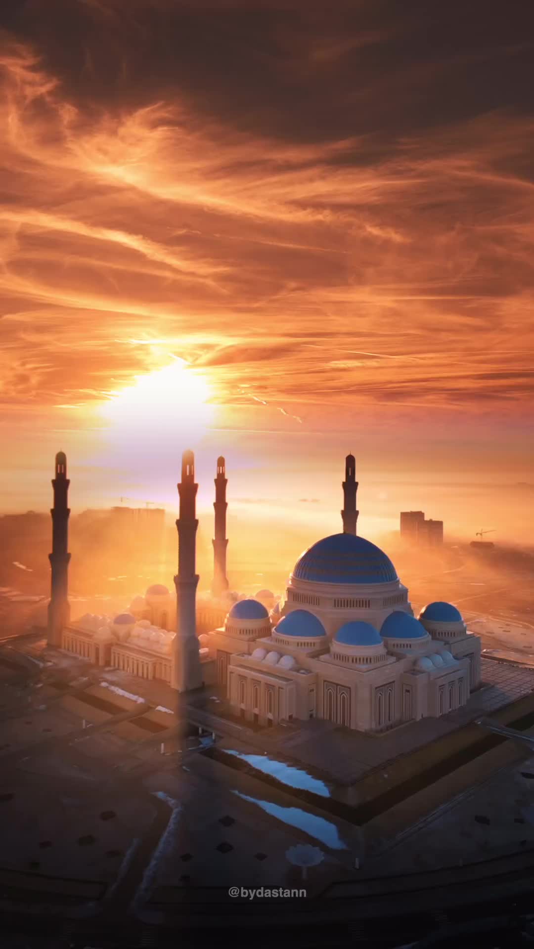 Ramadan Kareem in Astana's Grand Mosque