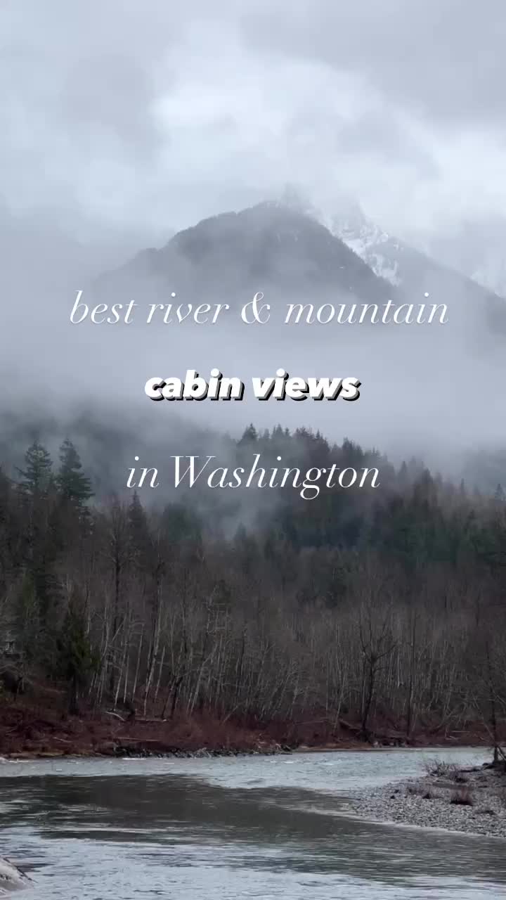 Stunning Cabin Views in Index, WA - Any Weather, Any Season