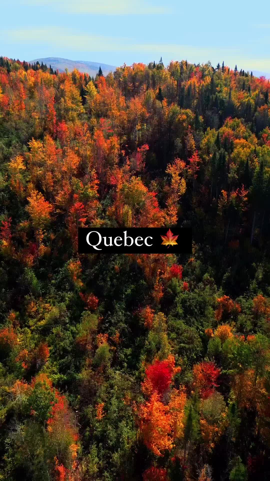 Stunning Fall Foliage in Charlevoix, Québec