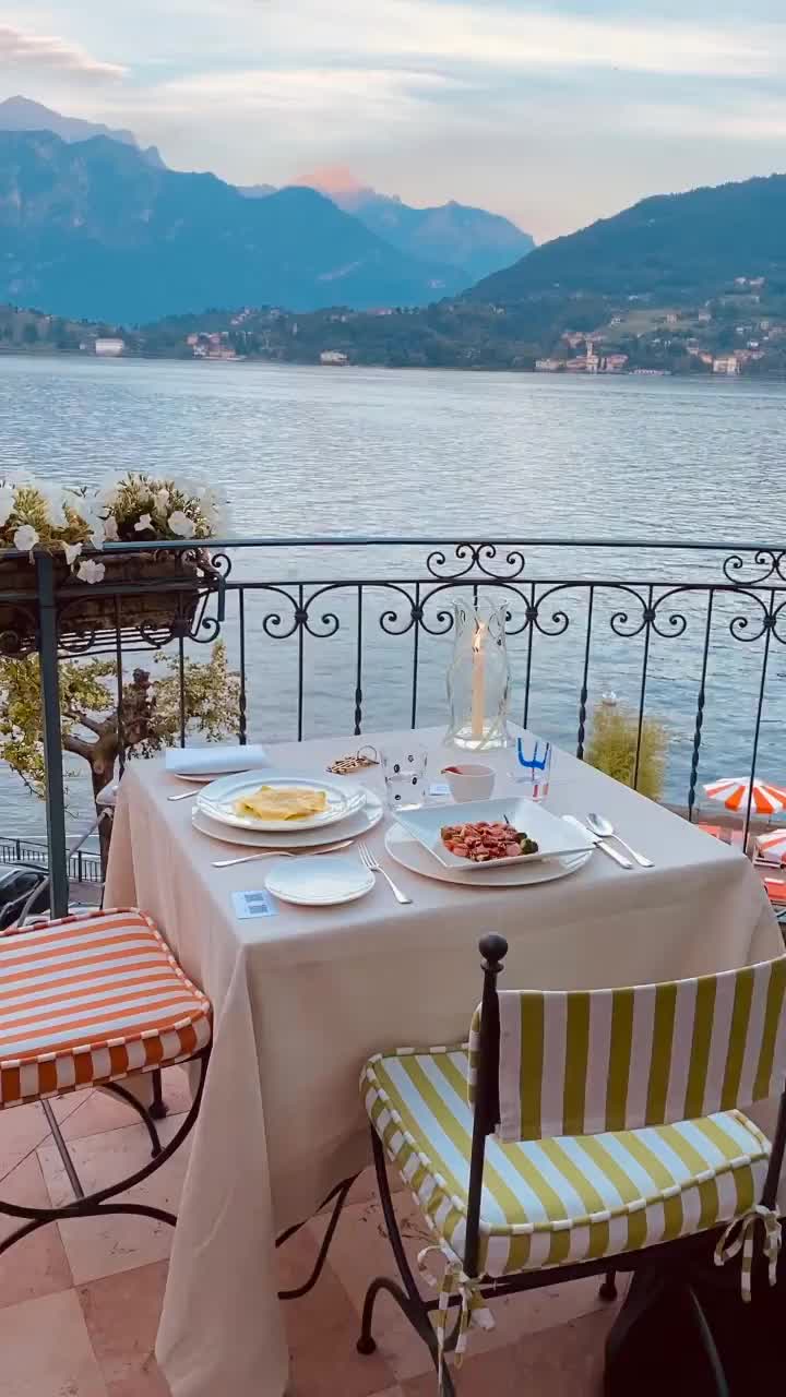 Romantic Dining for Two at Grand Hotel Tremezzo, Italy