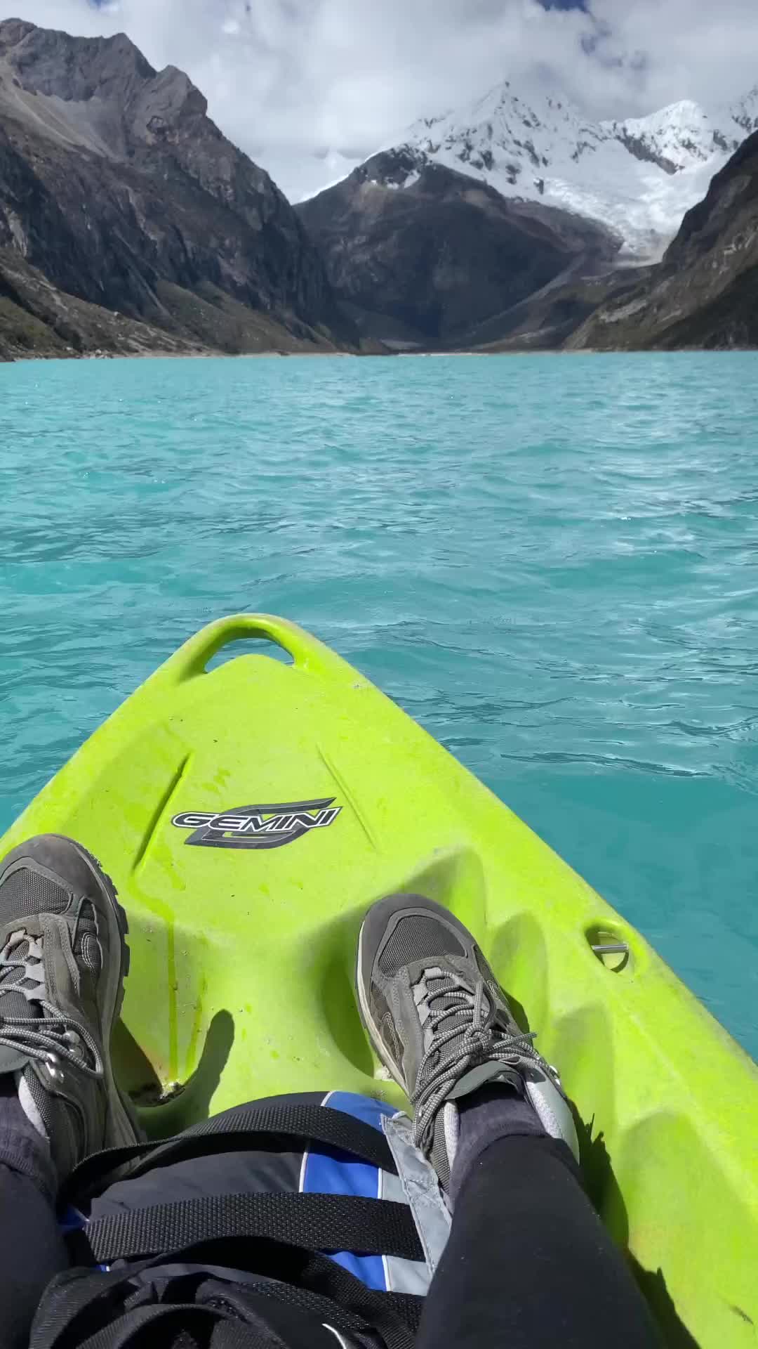 Kayaking in Laguna Parón, Huascarán Park Adventure