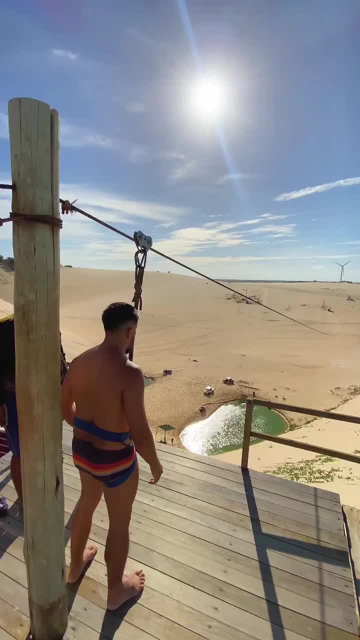 Tirolesa Canoa Quebrada: Adventure in Aracati, Brazil