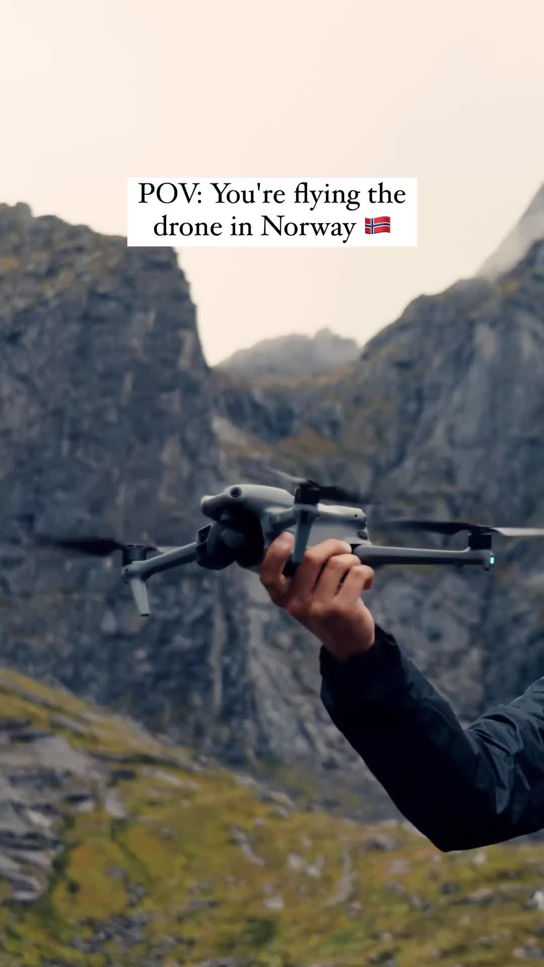 Explore Lofoten Islands with DJI Air 3's 3x Zoom Lens
