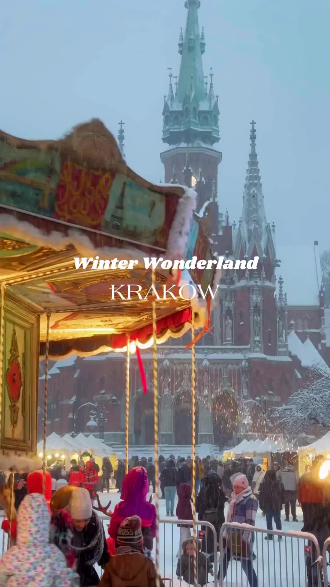 Magical Christmas Fair at Rynek Podgórski Kraków ❄️🎄