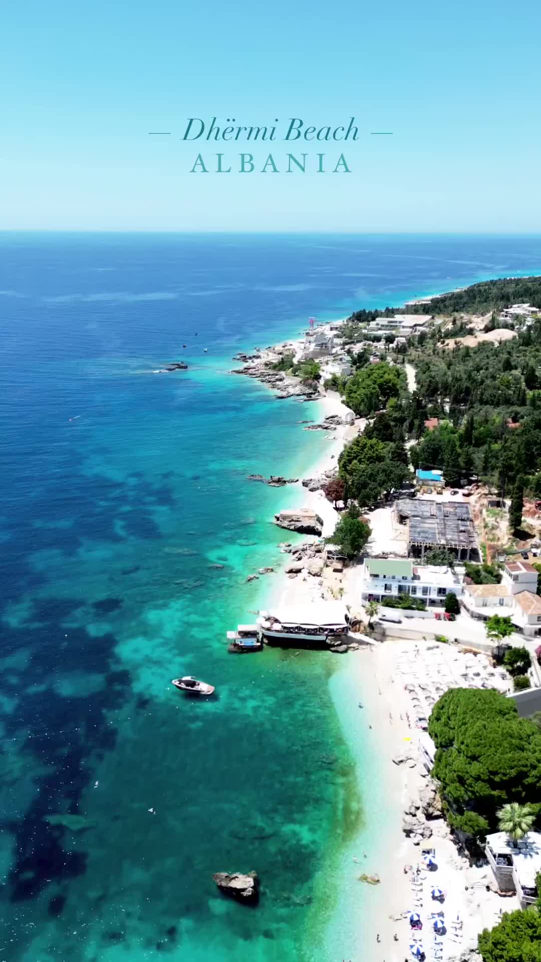Discover the Blues of Dhërmi Beach, Albanian Riviera