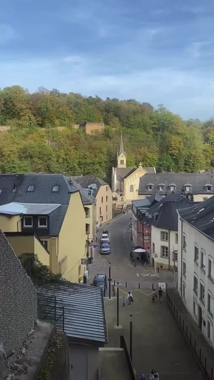 Stunning Aerial Views of Luxembourg from Pfaffenthal Elevator