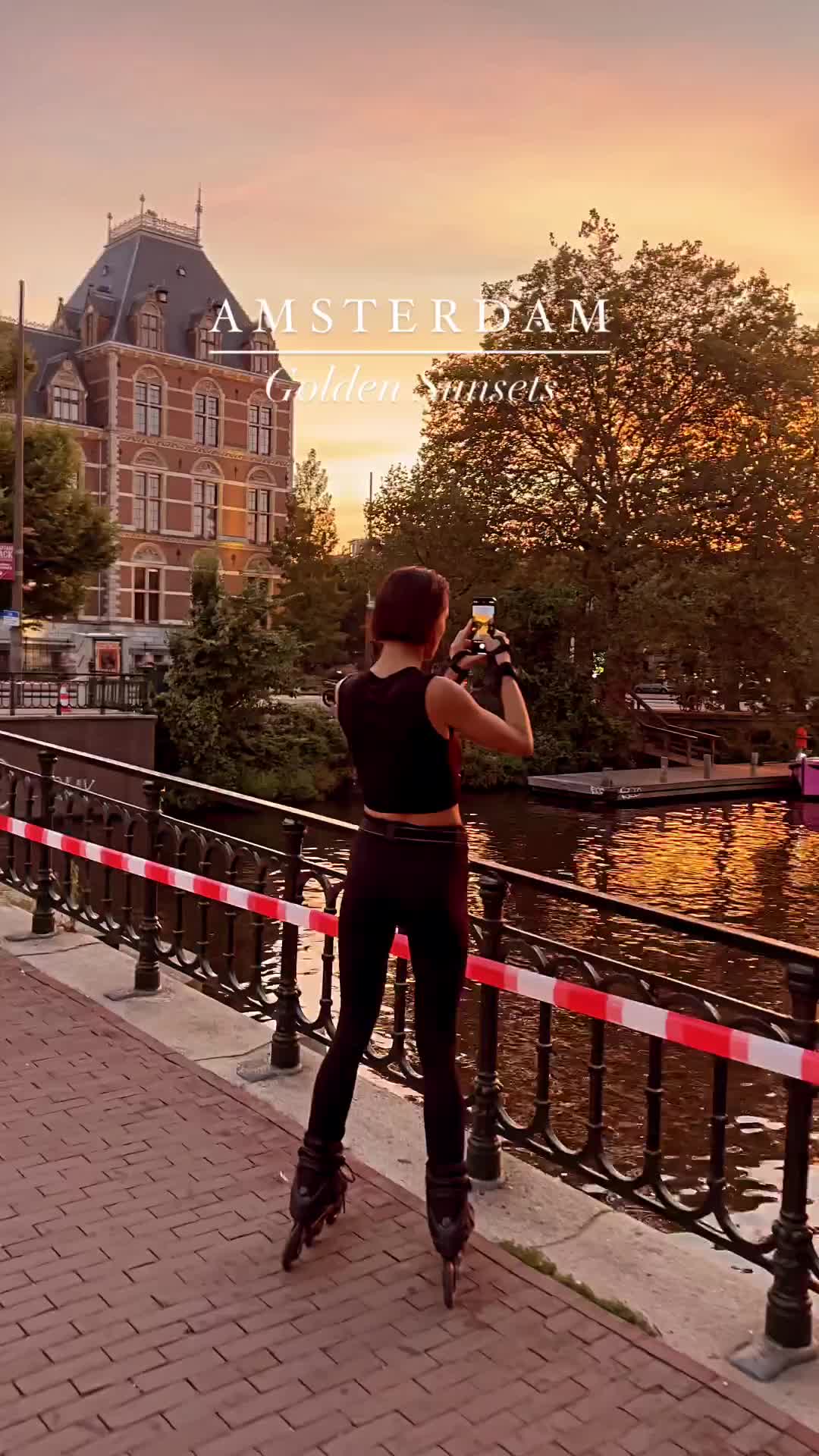 Best Sunset Spot in Amsterdam - Museumbrug 🌅📱✨